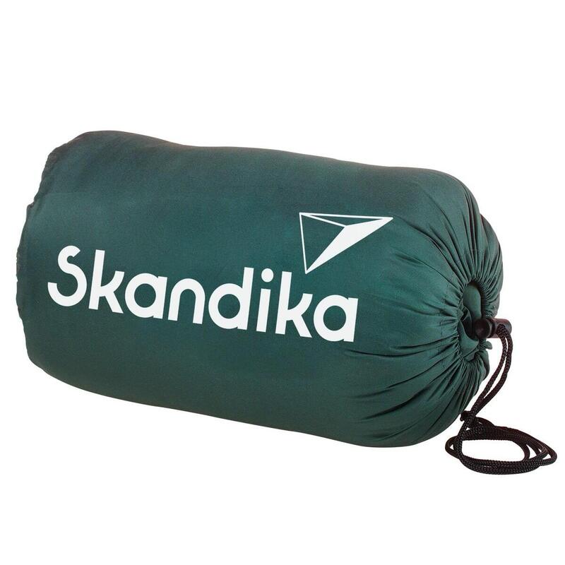 Cestovní polštář Dundee Sleepyhead z flanelu s kompresním obalem