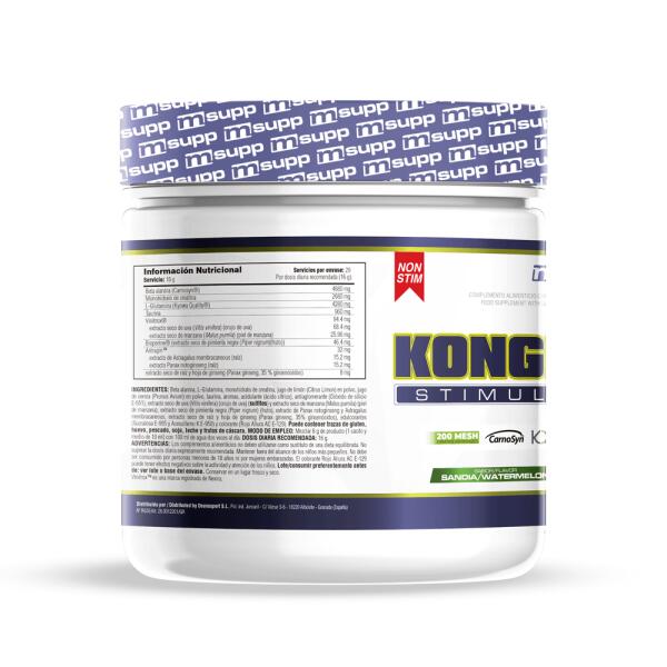 Kongestion Preworkout Bez Stymulantów - 320g MASMUSCULO żelki arbuzowe