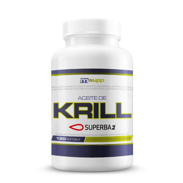 MMSUPPLEMENTS Krillolie (Superba Krill™) - 120 Softgels MM Supplements