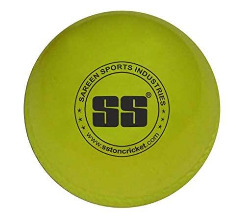 SS TON SS Wind Light Cricketball (Gelb, 5er-Pack) | Gummi | Geeignet für Trainingsspiel