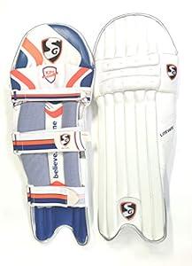 SG SG Litevate Batting Leg Guard für Männer und Jungen | Farbe: Weiß | Größe: Youth