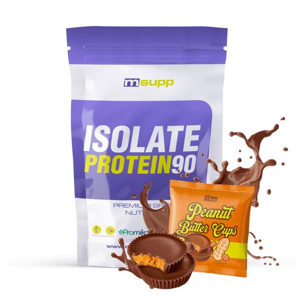 MMSUPPLEMENTS Isolare 90 CFM - 500 g di tazze di burro di arachidi MM Supplements