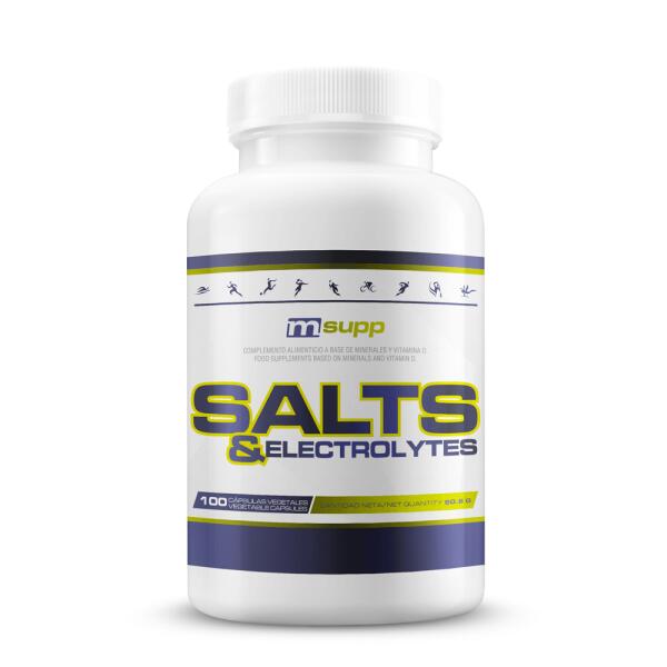 Salts & Electrolytes (Sales y Electrolitos) - 100 Cápsulas Vegetales de MM Suppl