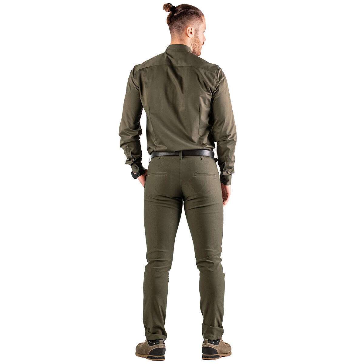 Spodnie myśliwskie męskie Tagart Falcon Green z elastycznego materiału 3/5