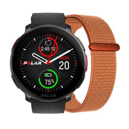Reloj Multisport Premium - GPS, Mapas, SpO2, ECG - Vantage V3 Blanco/Narañja