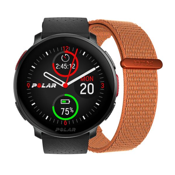 Montre connectée multisport - GPS, Cartes, SpO2, ECG - Vantage V3 Orange