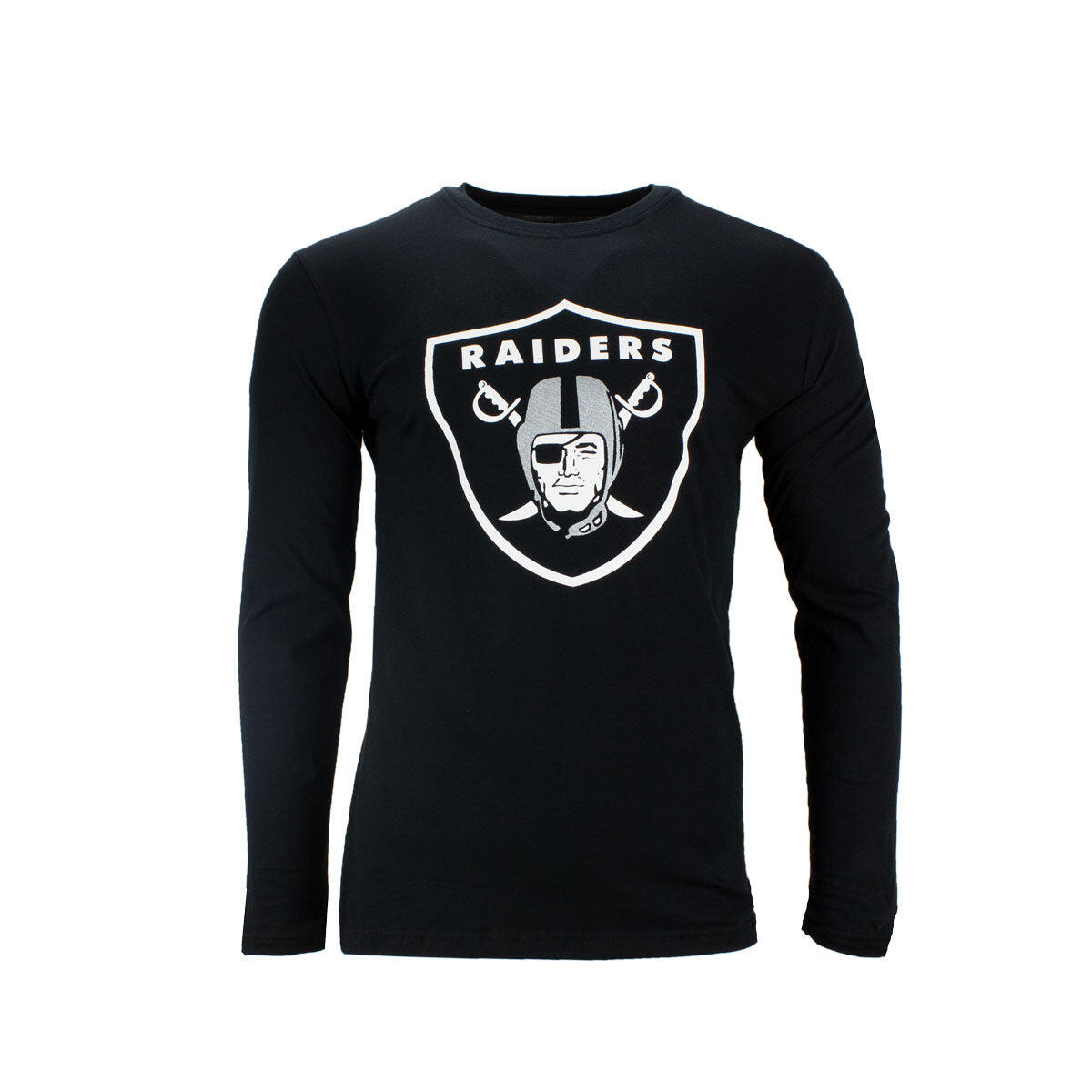 Shirt Las Vegas Oakland Raiders Longsleeve in Schwarz 4/5