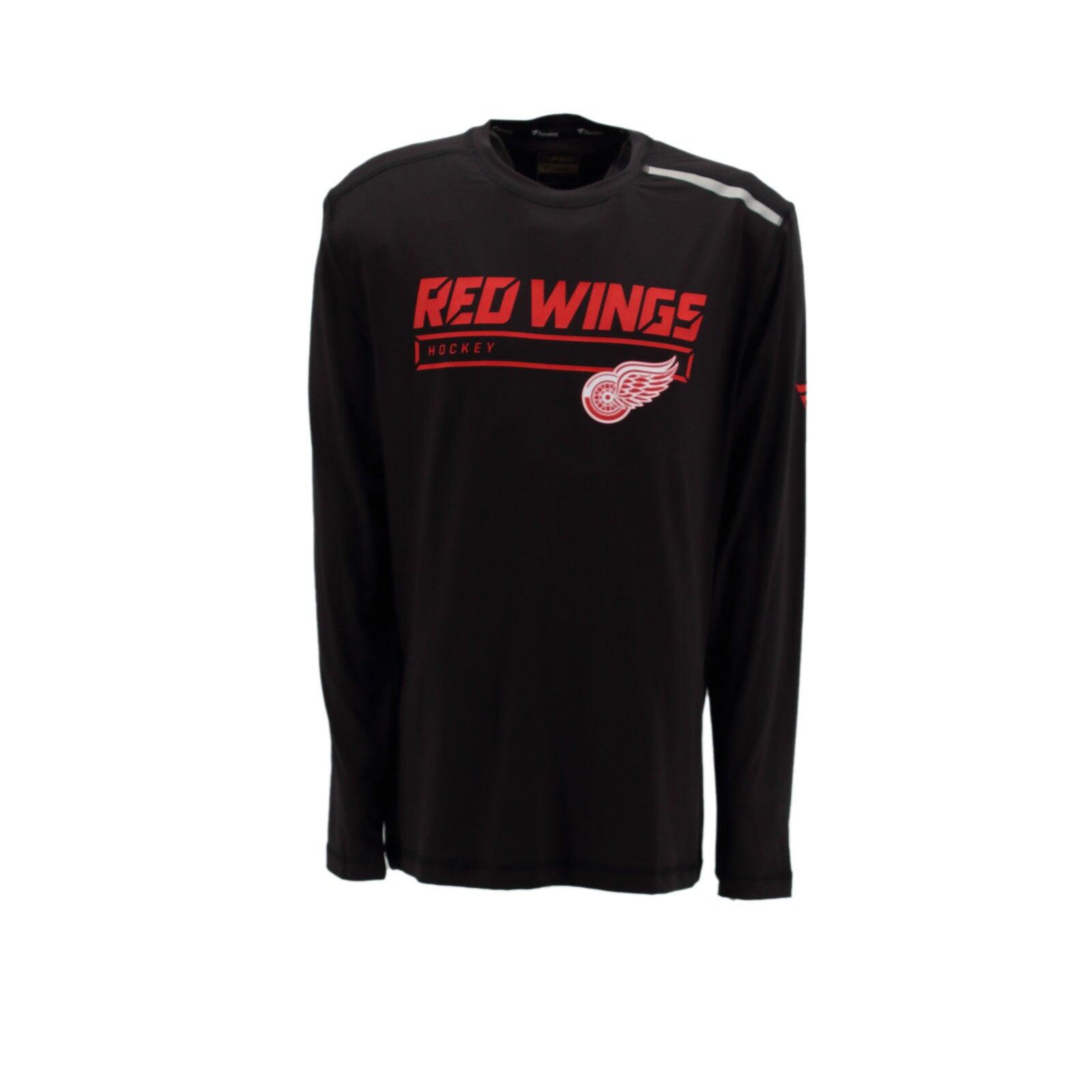 Shirt Detroit Red Wings Longsleeve in Schwarz 5/5