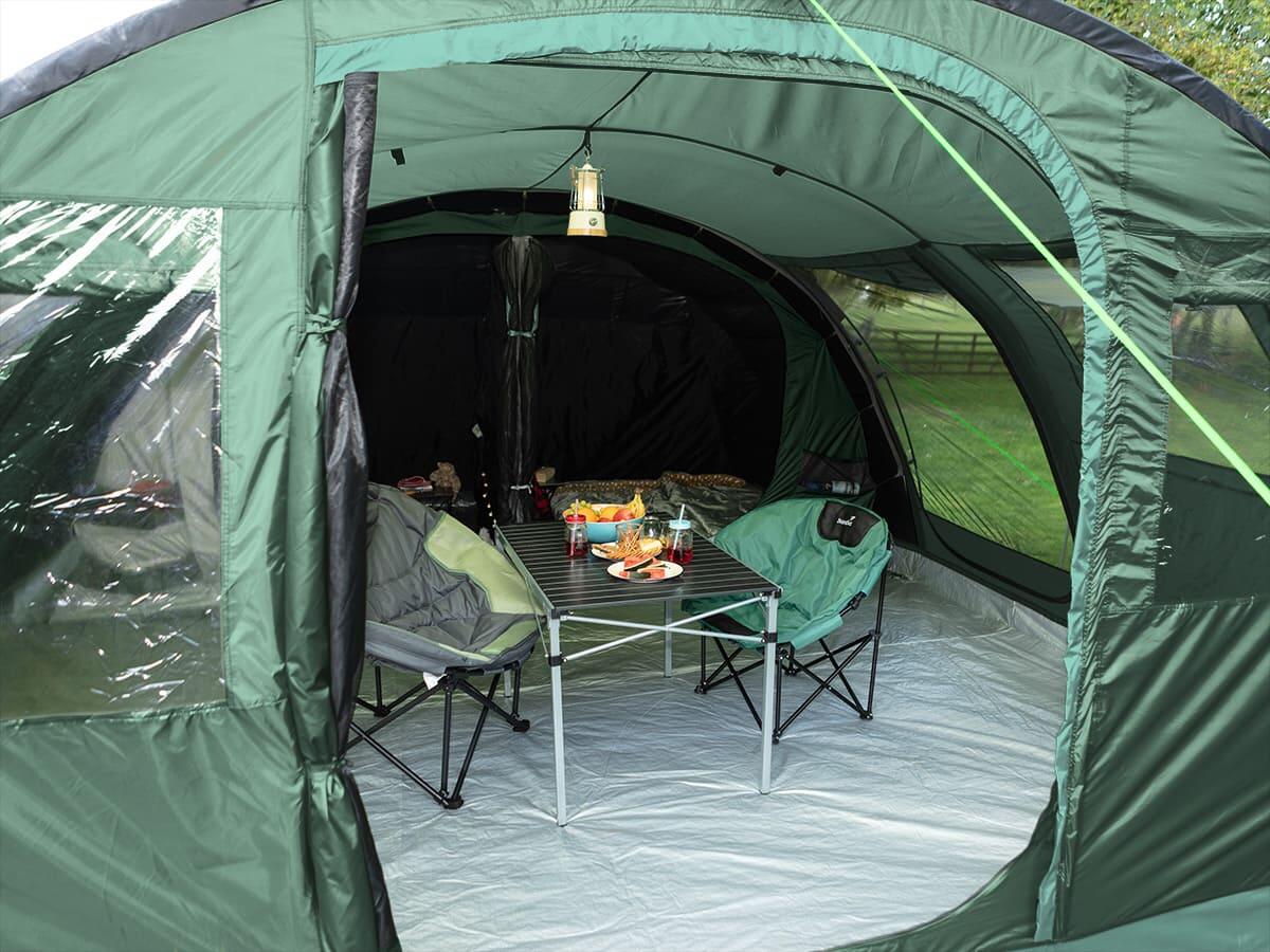 Tente tunnel Gotland 6 Sleeper Protect - 6 pers -  1 cabine sombre - Sol cousu 3/8