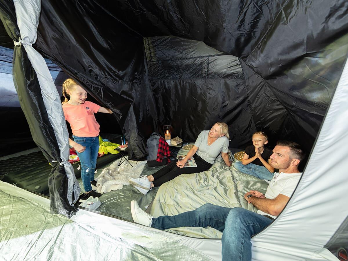 Tente tunnel Gotland 6 Sleeper Protect - 6 pers -  1 cabine sombre - Sol cousu 4/8
