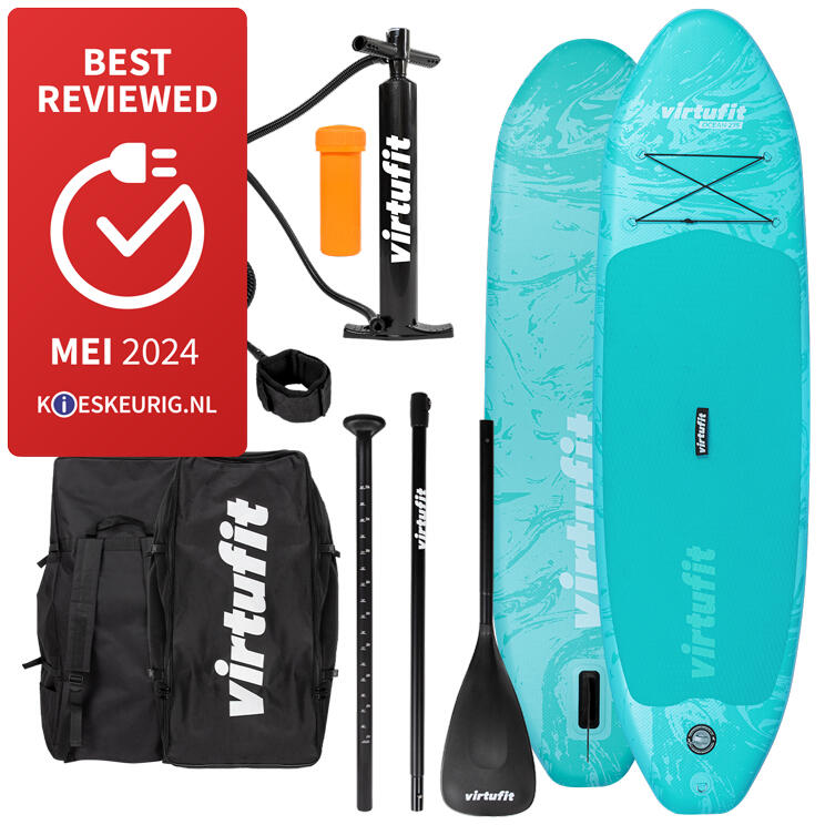 Opblaasbaar Supboard - Ocean 275 - Turqouise - Met accessoires en draagtas