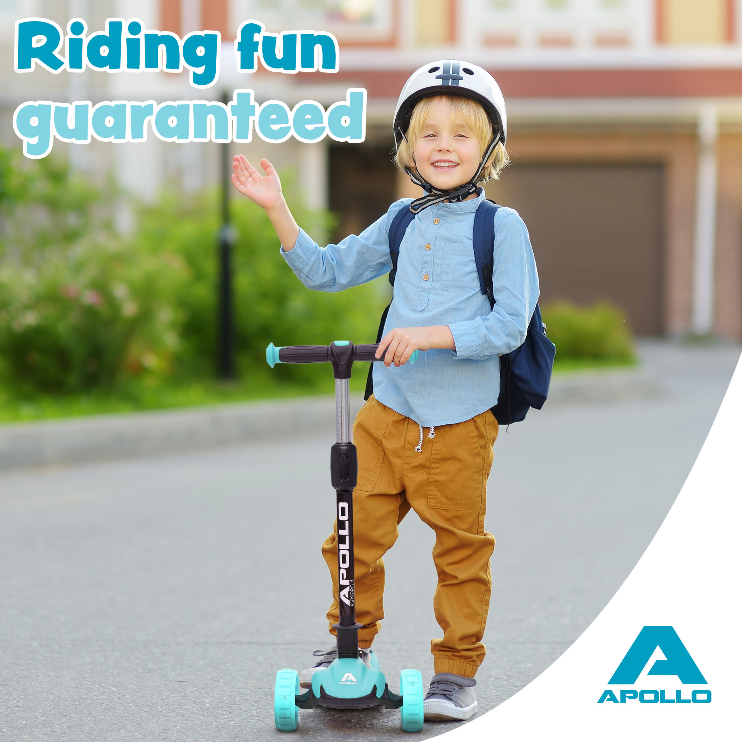 Patinete Plegable KIDSPRO4 - 3 Ruedas Regulable en Altura, Púrpura 7/7