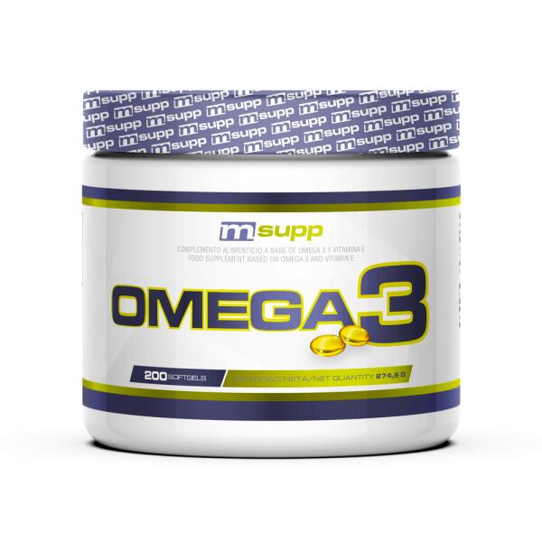 Omega 3 - 200 Softgels de MM Supplements