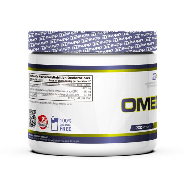 Omega 3 - 200 Softgels de MM Supplements