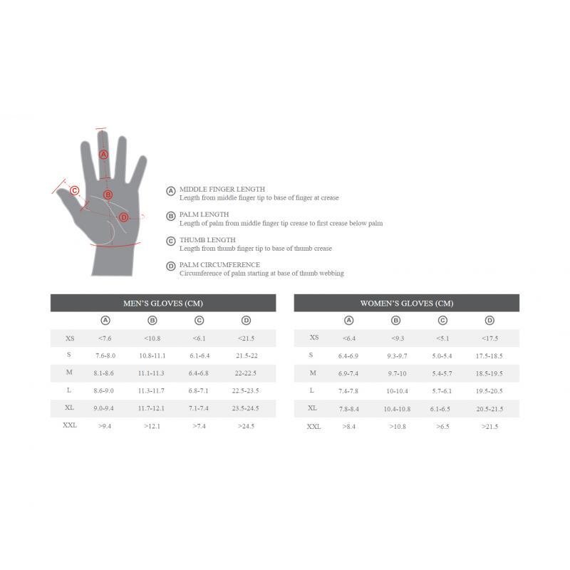 Guantes Largos Gel Pro  Rojo Negro  Ges 2/2