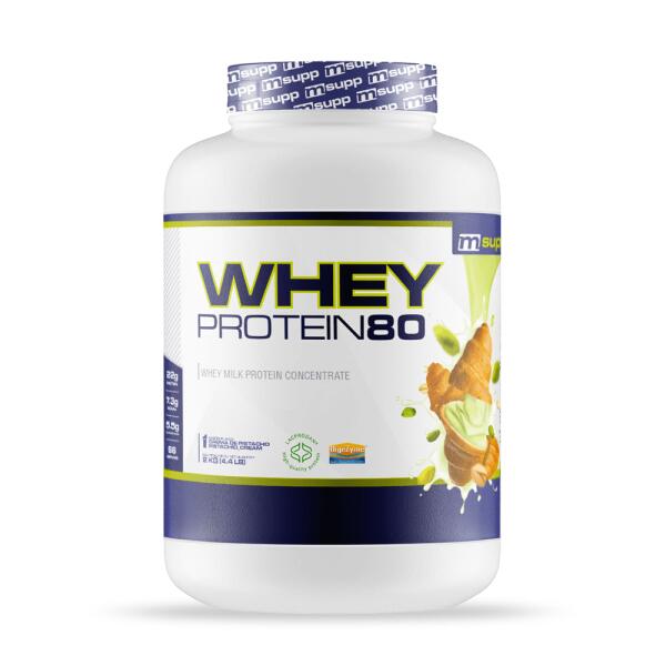 MMSUPPLEMENTS Whey Protein80 - 2 kg pistachecrème MM Supplements