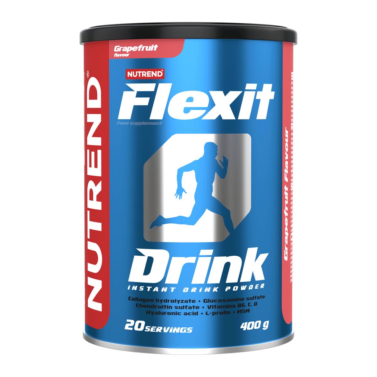 NUTREND Instantní nápoj pro péči o klouby FLEXIT DRINK, 400 g, grep