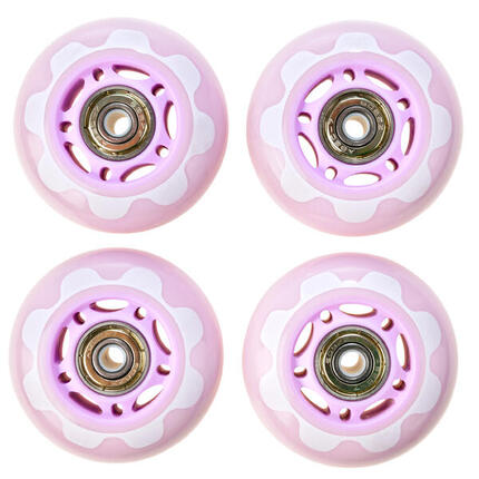 4x Kółka + łożyska do rolek Raven Senia Violet 70mm PU