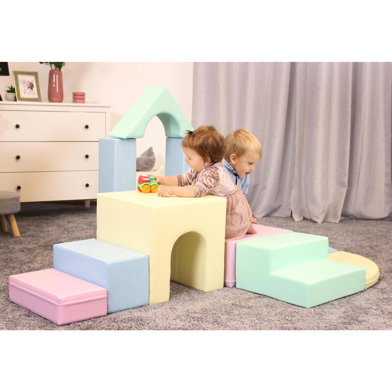 Blocs de Construction en Mousse Creativity, pastel clair