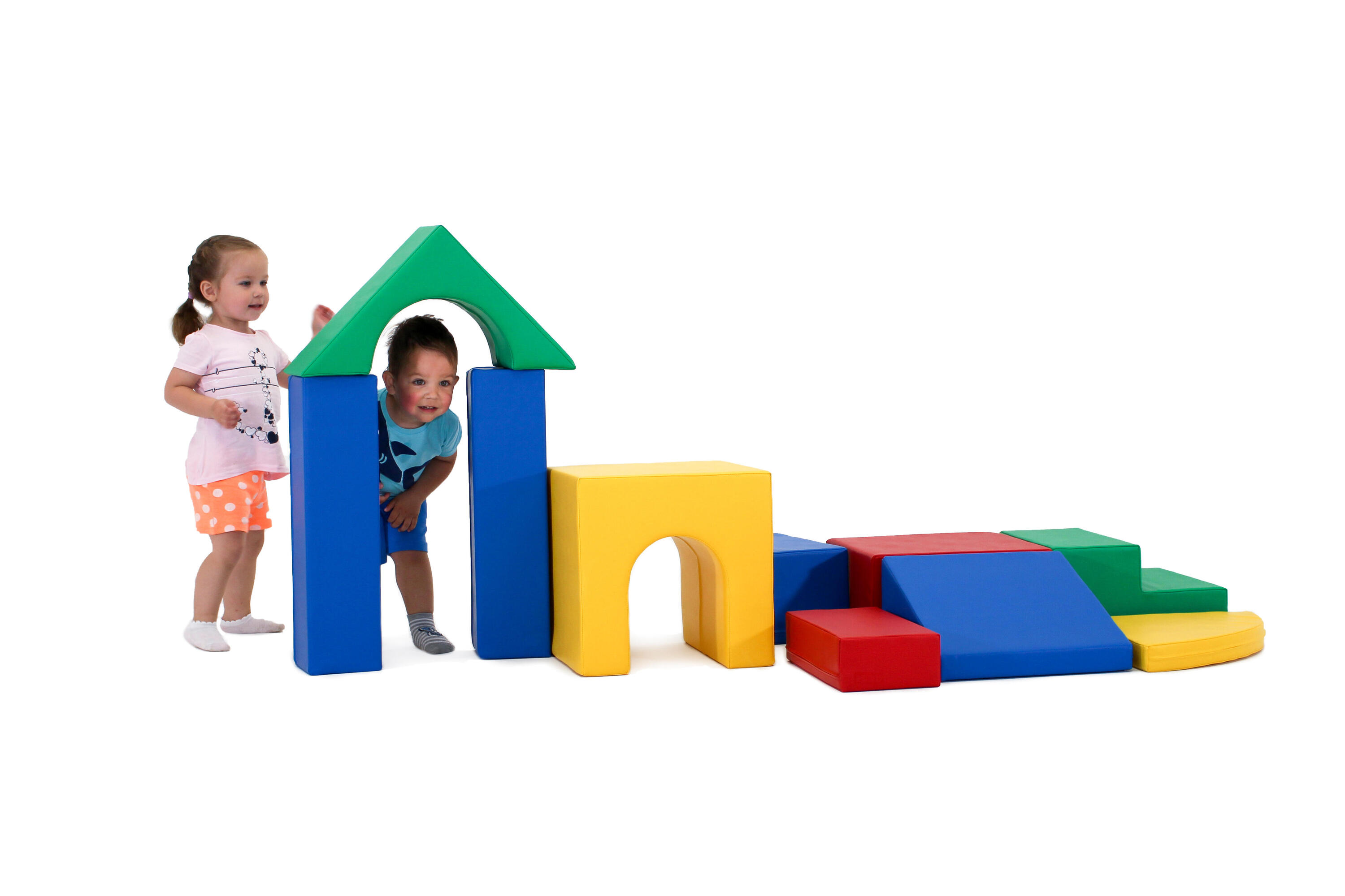 Qaba 6 Pezzi Blocchi Arrampicata In Schiuma Per Bambini 1-3 Anni – Morbido E Colorato