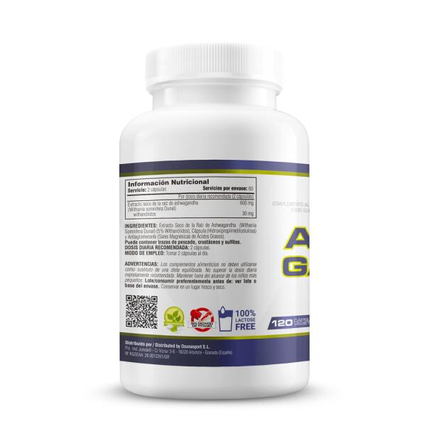 Ashwagandha - 120 Cápsulas Vegetales de MM Supplements