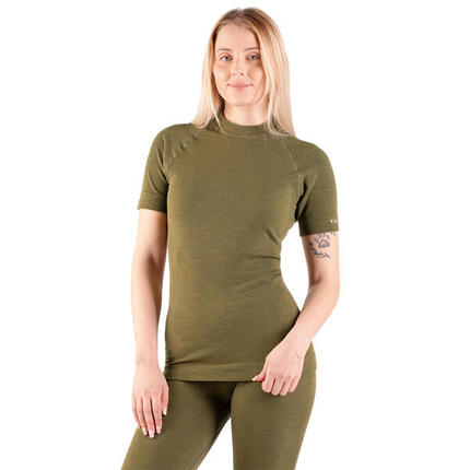 Damen thermoaktiver T-shirt Tagart Greenland aus Merinowolle
