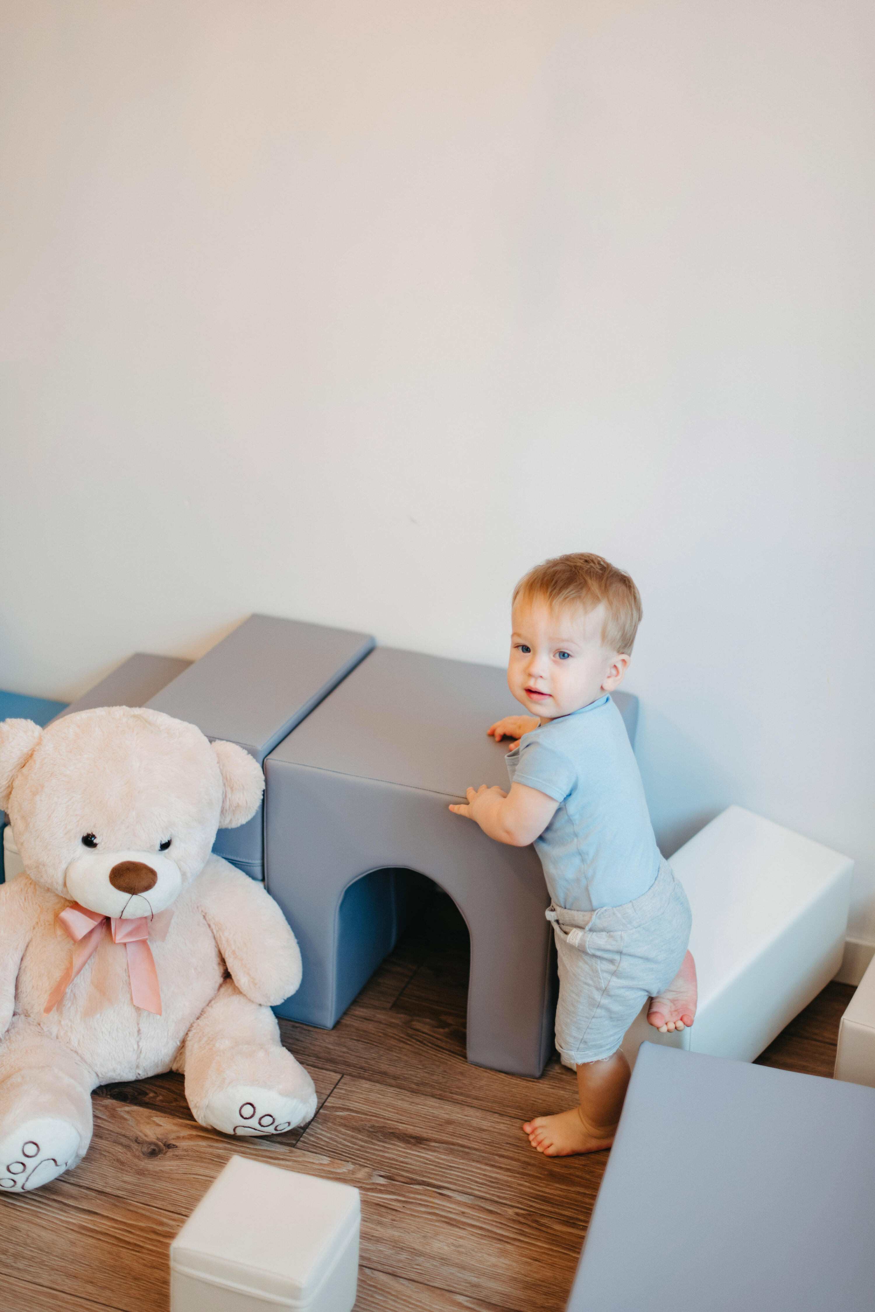 Blocs de Construction en Mousse Creativity, gris 2/7