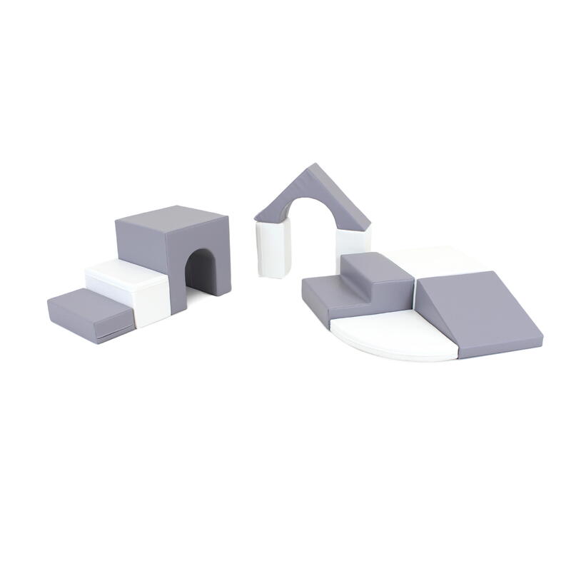 Blocchi per Bambini in Schiuma, Kit di attività Soft Play Creativity, grigio