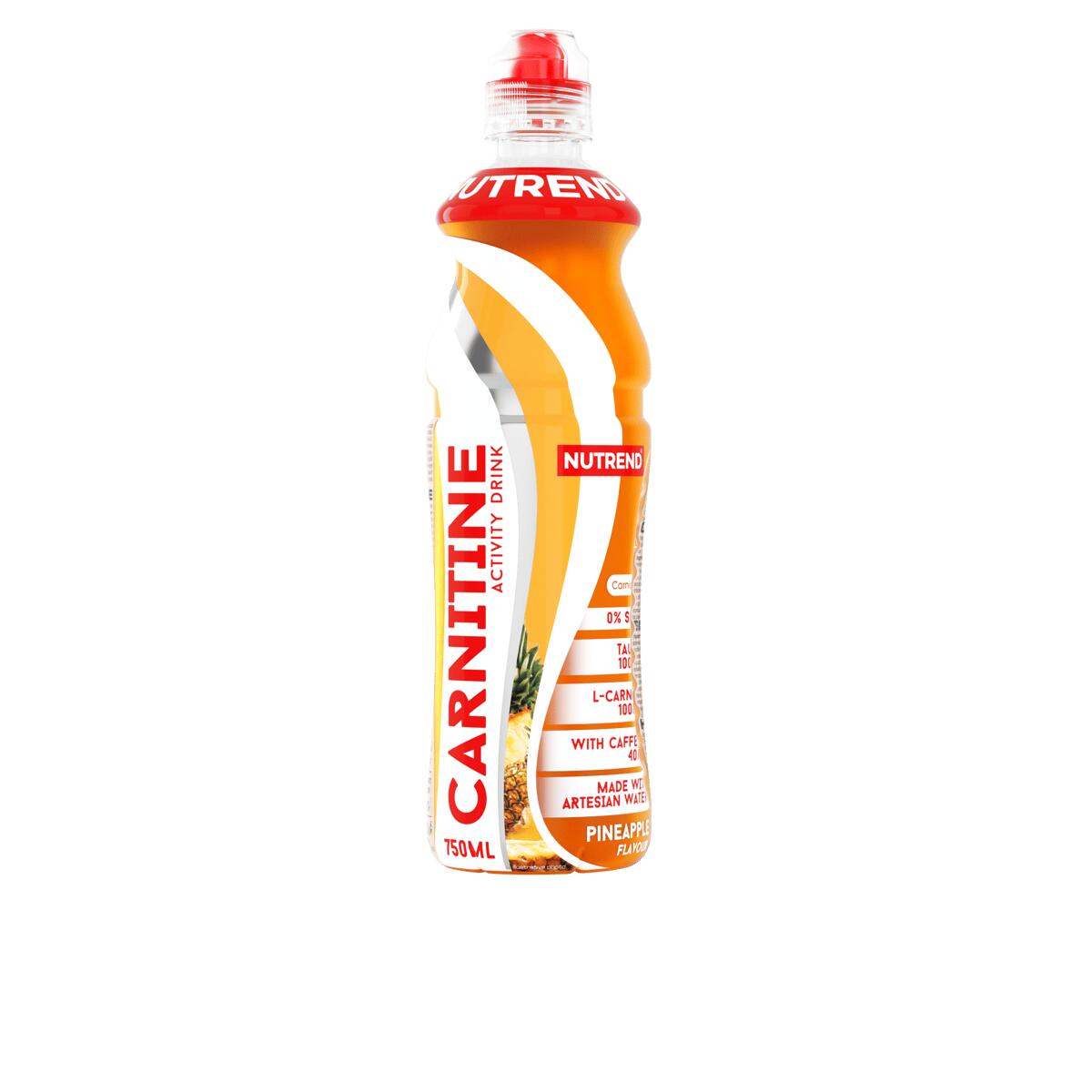 NUTREND Sportovní nápoj CARNITINE ACTIVITY DRINK WITH CAFFEINE, 750 ml, ananas