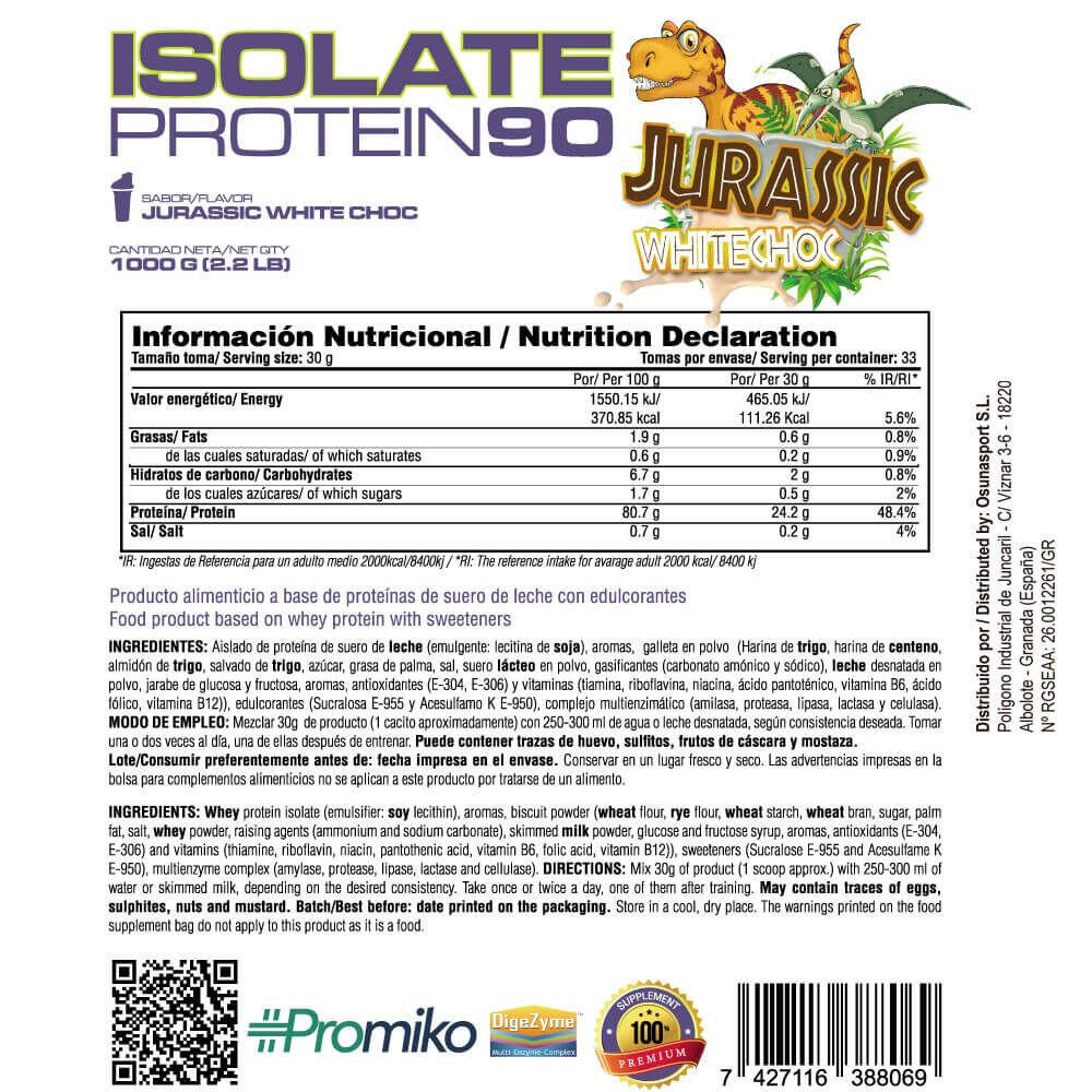 Isolaat 90 CFM - 1 kg Jurassic White Choc MASmusculo 5/6