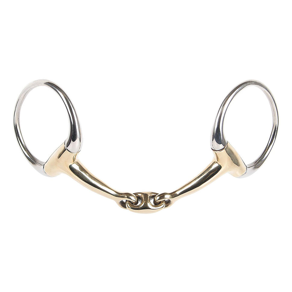 Mors Pomme Eau Harry Horse - Double Brisé - Goût Pomme Pour Cheval