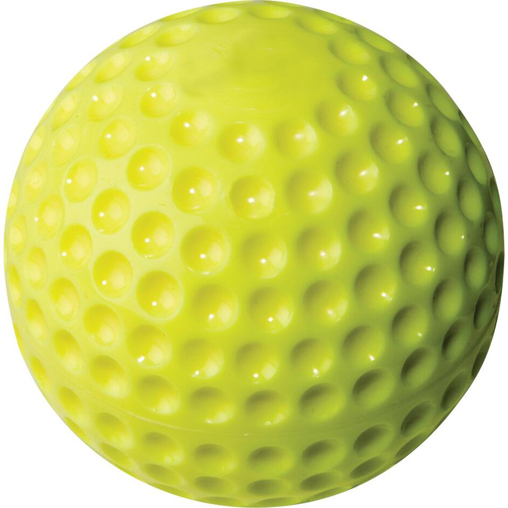 Rawlings - Rawlings Pmy12 Yellow Dimpled Ball - Balle De Baseball - Multicolore|noir - Decathlon