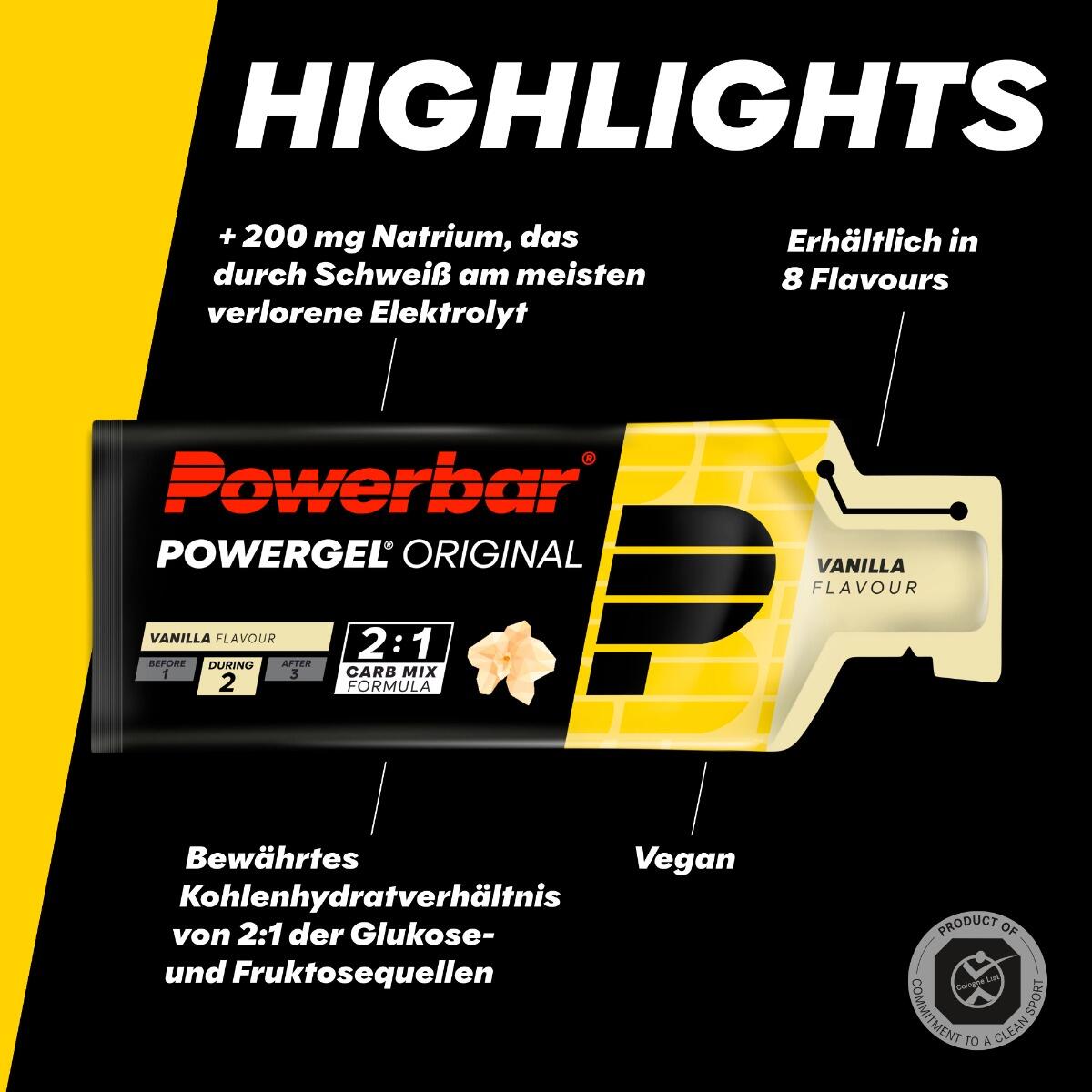 PowerGel Original 41g Powerbar (set di 24)