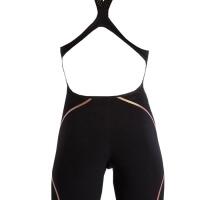 RODILLERA DE ESPALDA ABIERTA SPEEDO FASTSKIN LZR PURE INTENT - NEGRO/ORO ROSA - 2/5