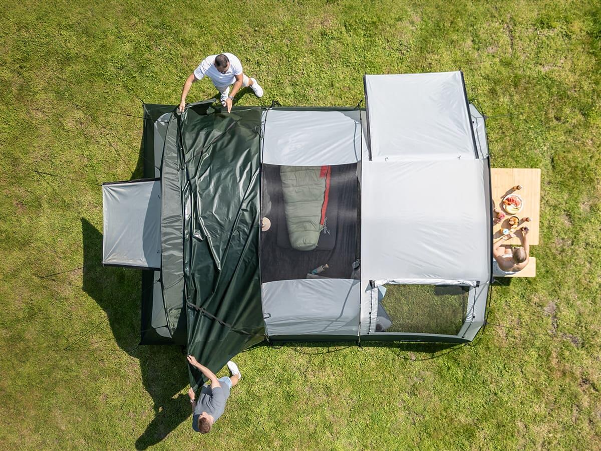 Tunneltent Indal 5 - Camping - 5 pers - Verdeelbaar interieur - Ingenaaide vloer 4/8