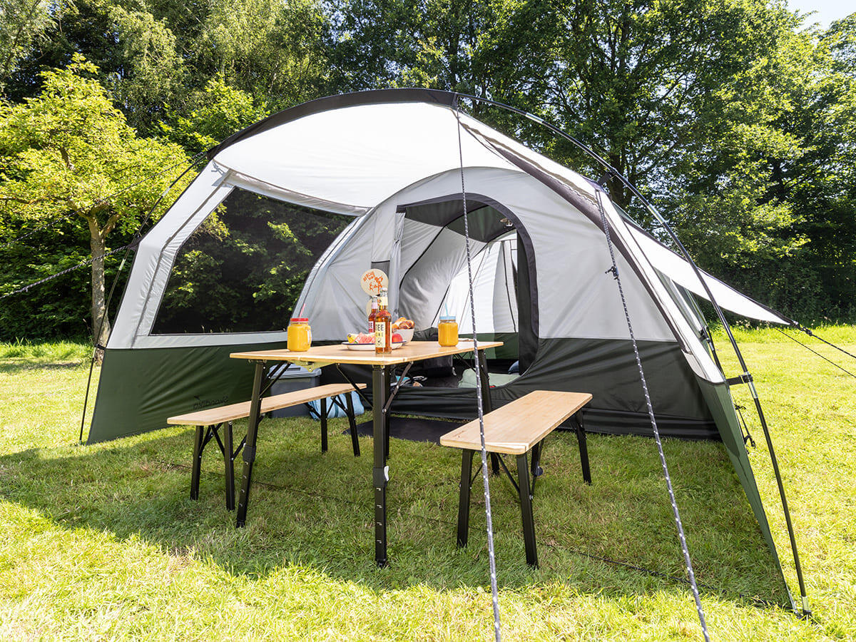 Tunneltent Indal 5 - Camping - 5 pers - Verdeelbaar interieur - Ingenaaide vloer 3/8