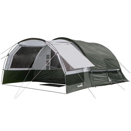 Tunneltent Indal 5 - Camping - 5 pers - Verdeelbaar interieur - Ingenaaide vloer