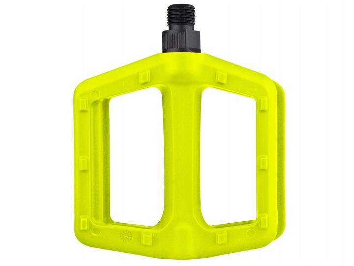 Pédales en nylon - lime 3/4