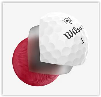 Confezione da 12 palline da golf Wilson Triad 5/6