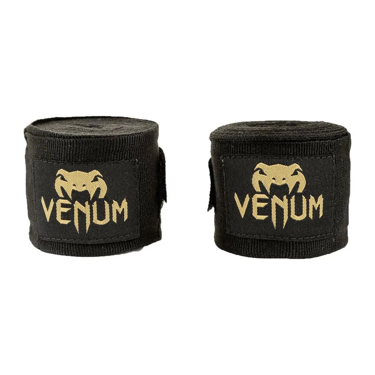 Vendas de boxeo Venum - Vendas negras/doradas de 4 m 4/4