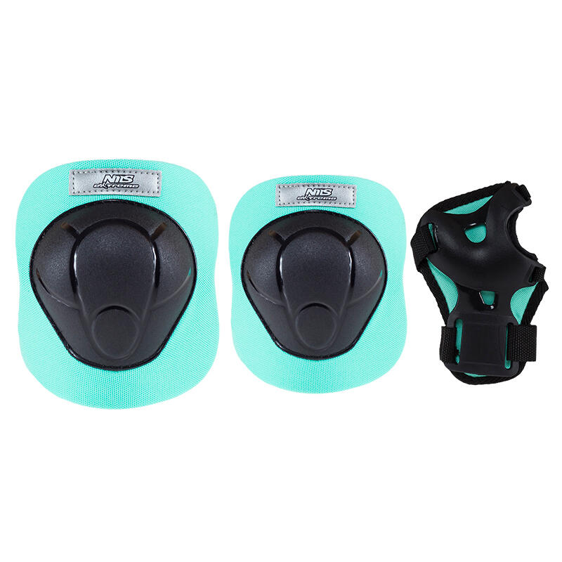 Protección Patinaje mujer Rodilleras y Coderas Nils Extreme H210, black