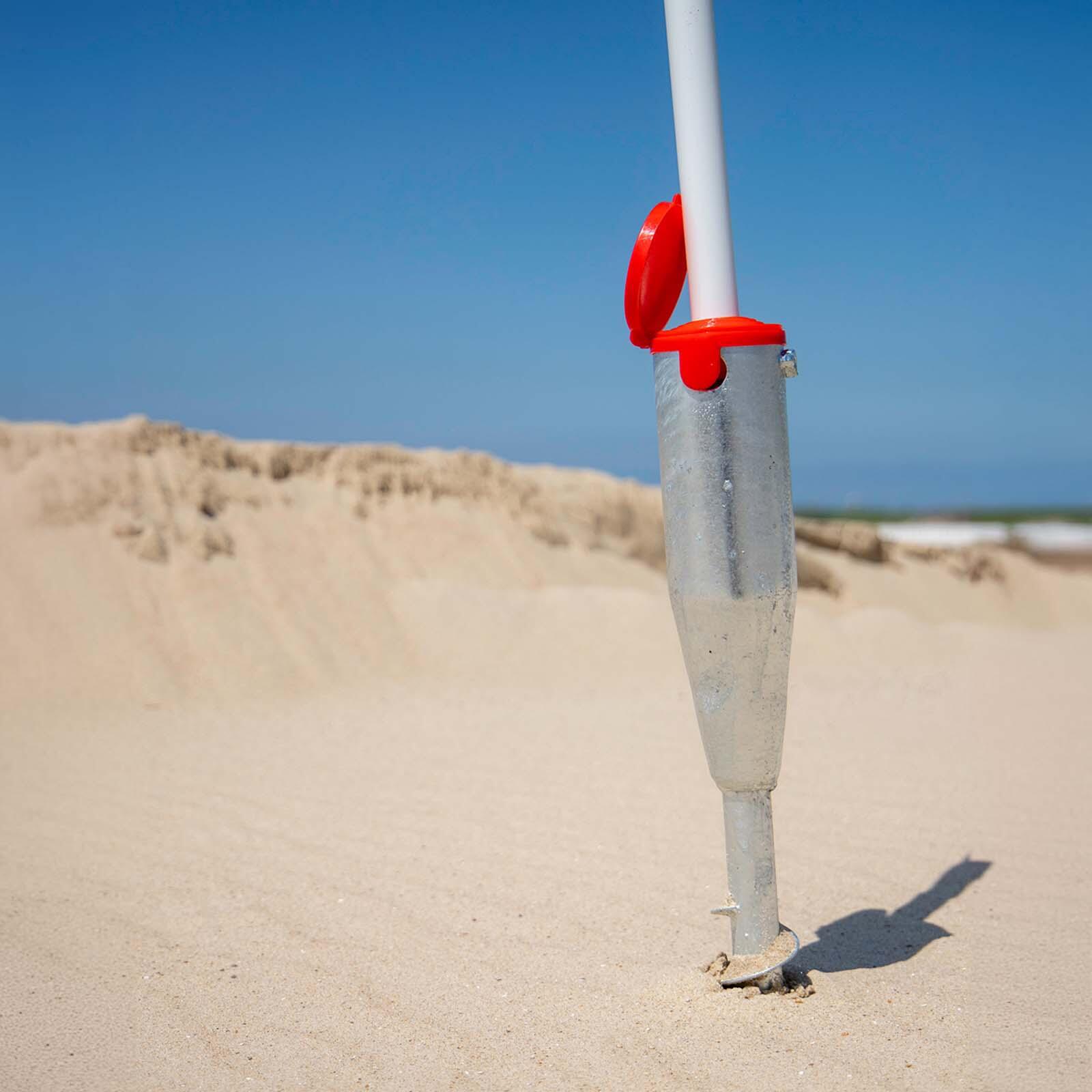 Douille de sol à enfoncer dans le Piquet terre gazon Parasol 4/4