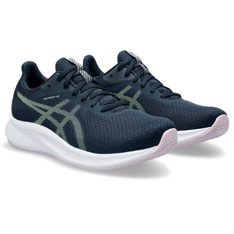 Zapatillas De Running Mujer - ASICS Patriot 13 W - French Blue/ Illuminate Yell