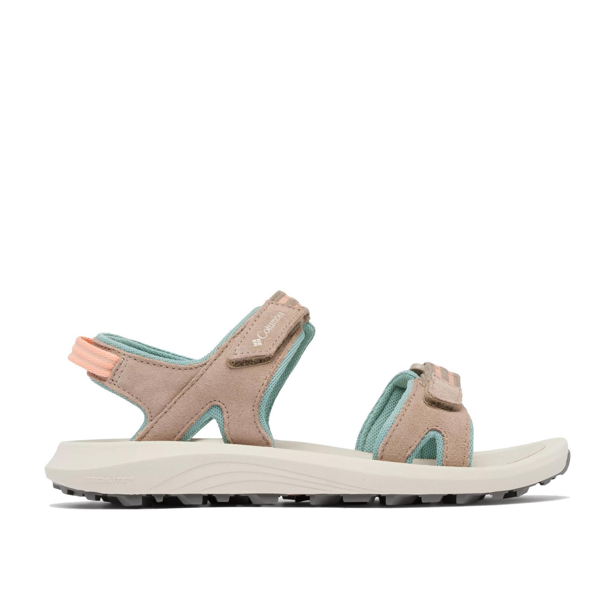Columbia - Sandales Et Tongs Femme - Columbia Trailstorm Hiker 2 Strp W - Fungi.apr. - Sandales - Beige|vert - 38 - Decathlon