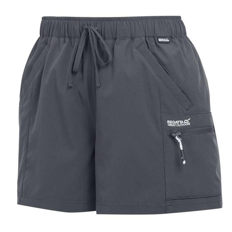 Pantalon Deporte Mujer - REGATTA Travel Short - Seal Grey