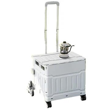 Folding Shopping Cart for Picnics, Camping and Market Stalls