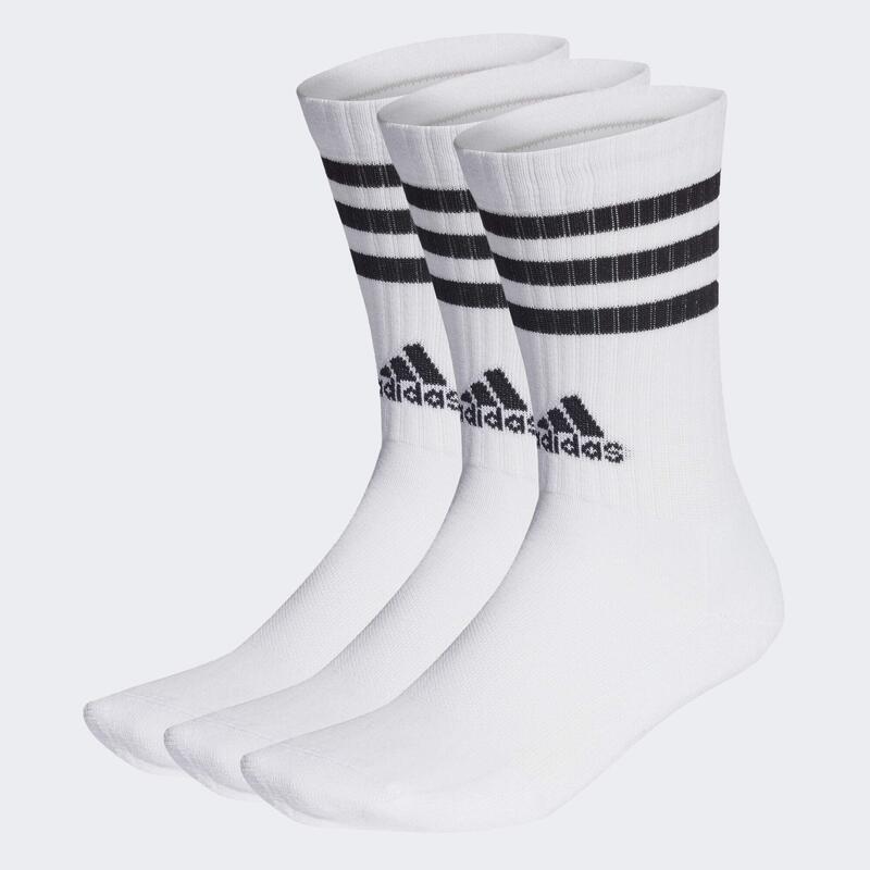 Set de 3 perechi de șosete până la gleznă cu amortizare și 3 dungi