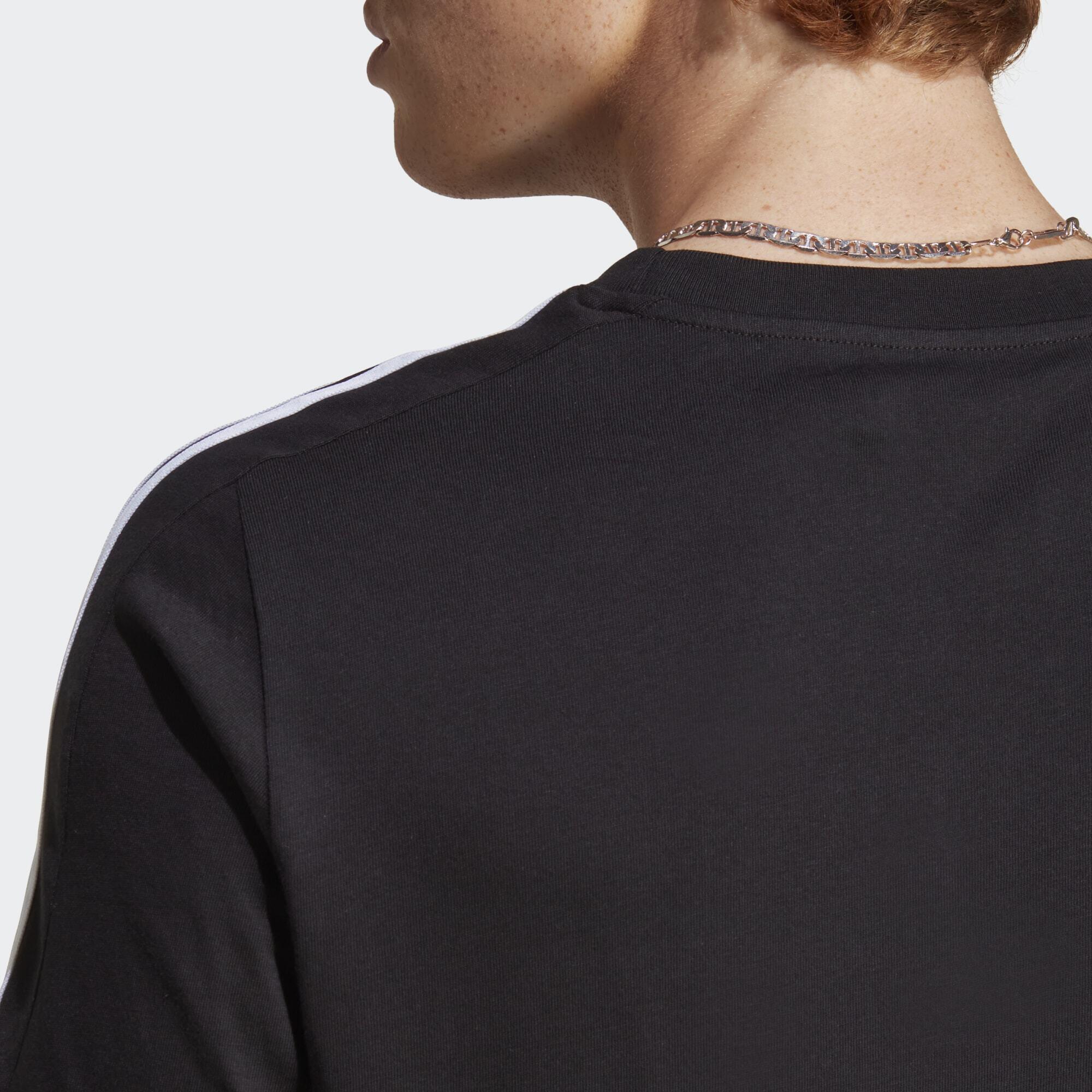 Essentials Single Jersey 3-Stripes Tee 6/7