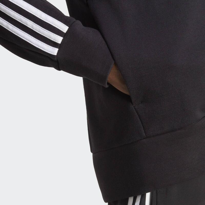 Mikina Essentials French Terry 3-Stripes Full-Zip
