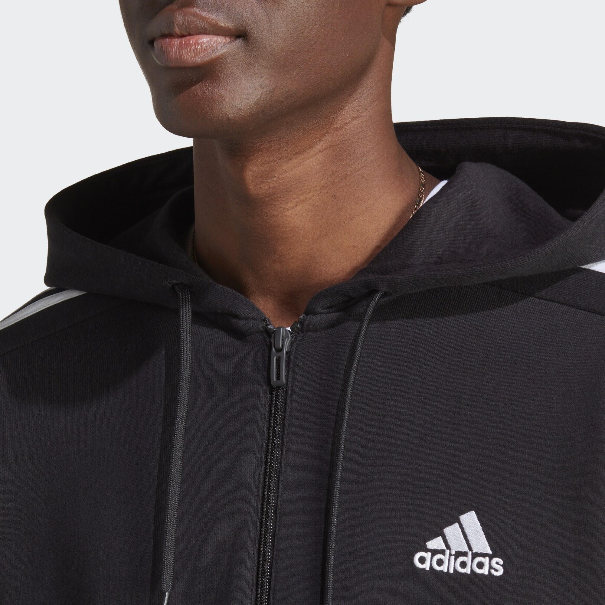 Essentials French Terry 3-Stripes Ritshoodie 4/7